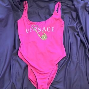 Pink Versace Swimsuit